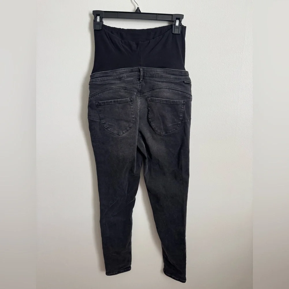 H&M maternity black skinny jeans size small - Picture 3 of 4